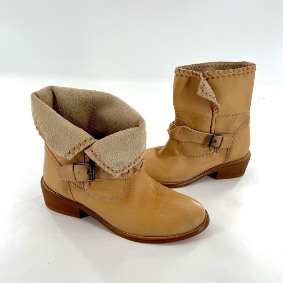 Musse & Cloud Women's Kimber Chelsea Boot Tan Leather Size 6 - Picture 4 of 13